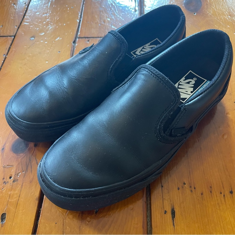 Vans Made for the Makers Non-Slip Sole Leather Slip-Ons